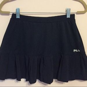 Black Fila Tennis Skirt (shorts underneath)